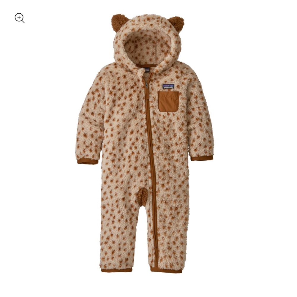 Patagonia baby furry friends Fleece Baby Onesie